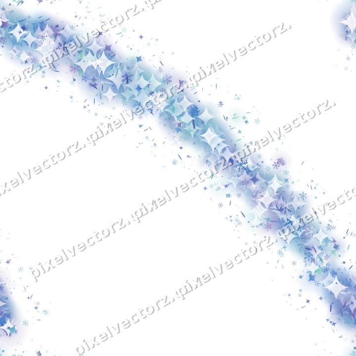 Nahtloser Glitzerbogen in Blau und Türkis auf transparentem Grund