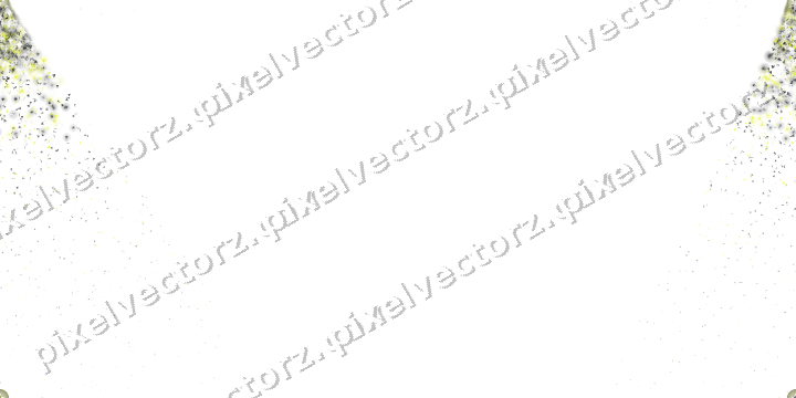 Nahtloser Glitzerfächer in Gelb und Grau auf transparentem Grund