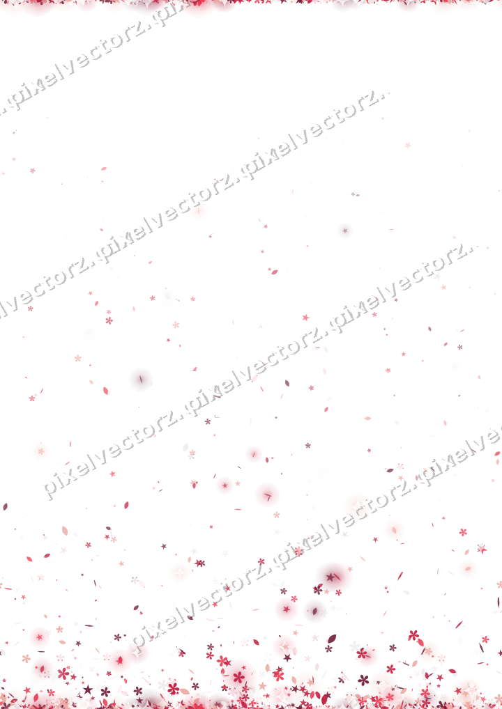 Nahtloser Glitzeraufstieg in Rosa und Rot auf transparentem Grund