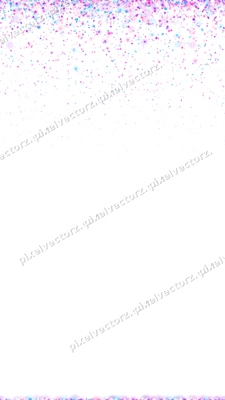 Nahtloser Glitzerregen in Magenta und Violett auf transparentem Grund