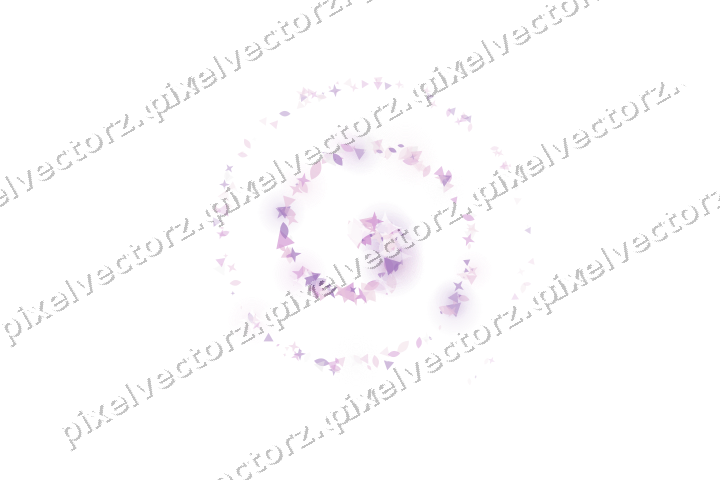 Nahtlose Glitzerspirale in Magenta und Violett auf transparentem Grund