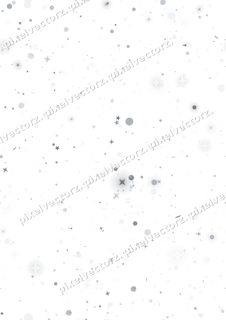 Nahtlose Glitzerstreuung in Blassblau auf transparentem Grund