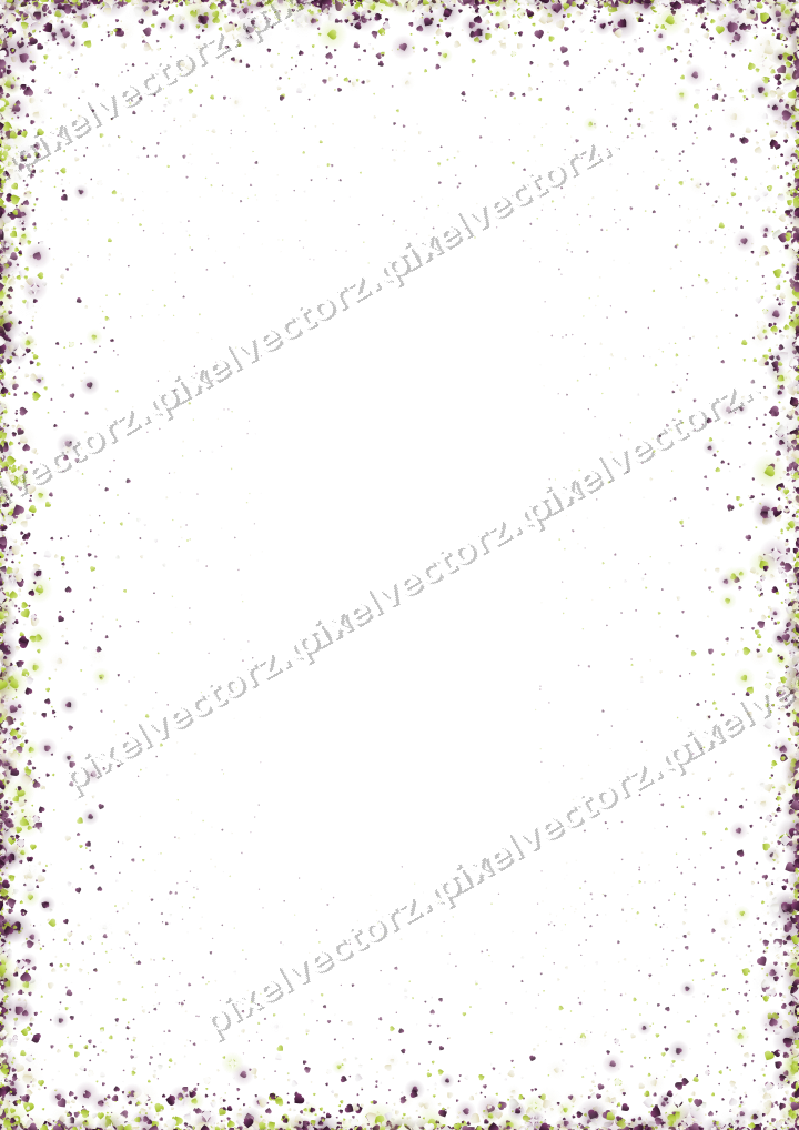 Nahtlose Glitzervignette aus Herzen auf transparentem Grund