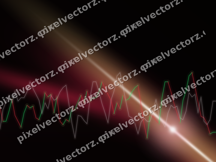 Leuchtender Neon Diagramm Hintergrund in Rosa und Rot