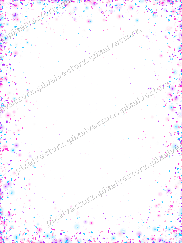 Nahtlose Glitzervignette in Magenta auf transparentem Grund
