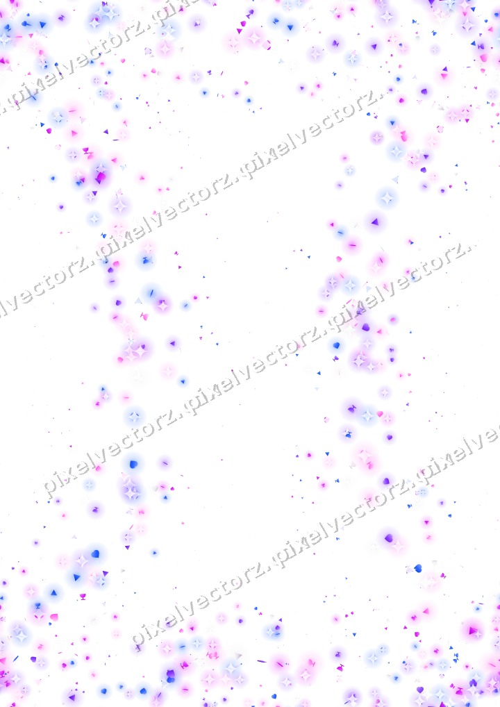 Nahtloser Glitzerkranz in Violett und Blau auf transparentem Grund