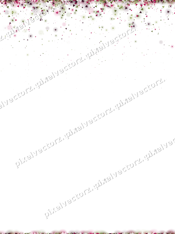 Nahtloser Glitzerregen aus Dreiecken auf transparentem Grund
