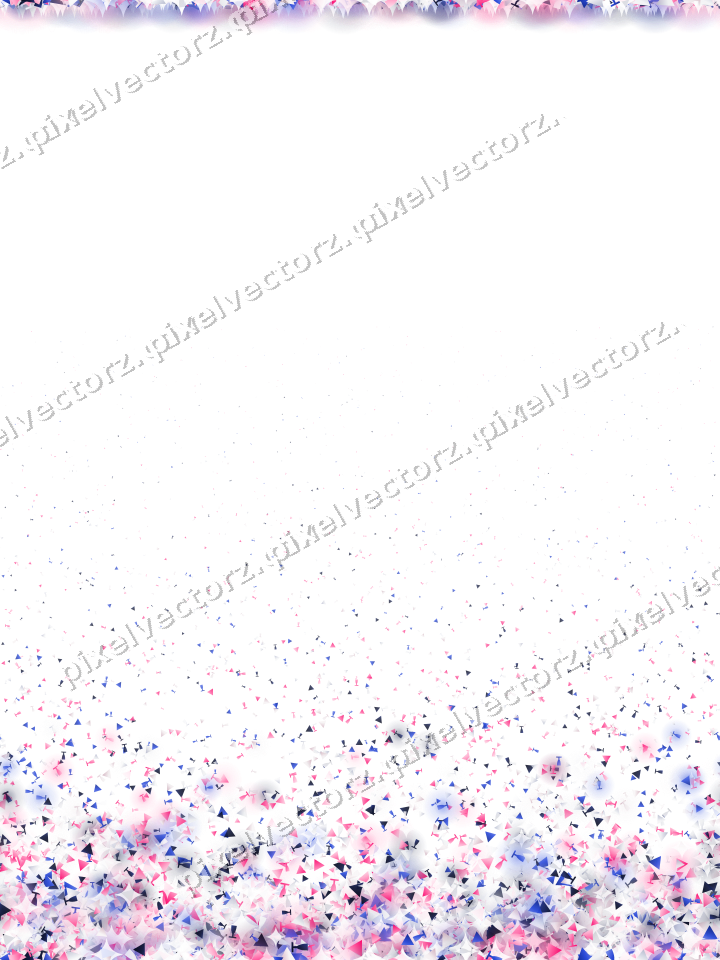 Nahtloser Glitzeraufstieg in Rosa und Blau auf transparentem Grund