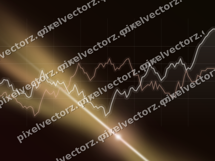 Leuchtender Neon Diagramm Hintergrund in Rot und Orange