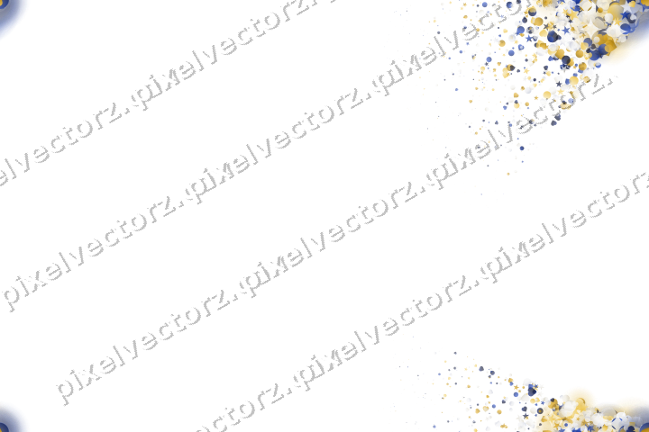 Nahtloser Glitzerfächer aus Sternen und Herzen auf transparentem Grund