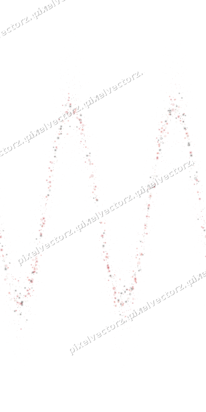 Nahtlose Glitzerwelle aus Splittern in Rot auf transparentem Grund