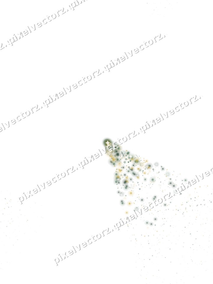 Nahtloser Glitzerfächer aus Schneeflocken auf transparentem Grund