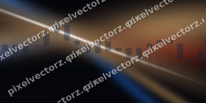 Leuchtender Neon Diagramm Hintergrund in Blau und Rot