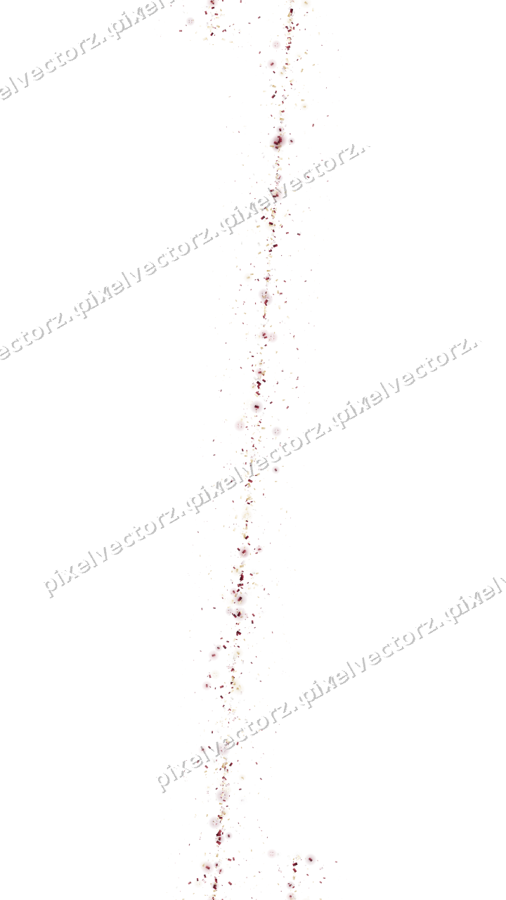Nahtloses Glitzerband aus Konfetti auf transparentem Grund