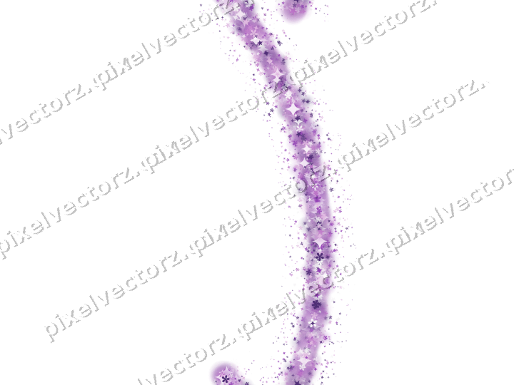 Nahtloser Glitzerbogen aus Sternen und Funken auf transparentem Grund