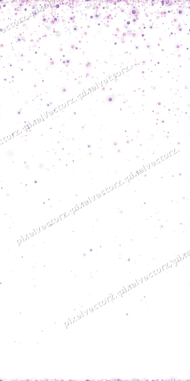 Nahtloser Glitzerregen aus Punkten in Magenta auf transparentem Grund