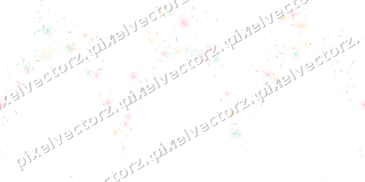 Nahtlose Glitzergirlande aus Splittern auf transparentem Grund
