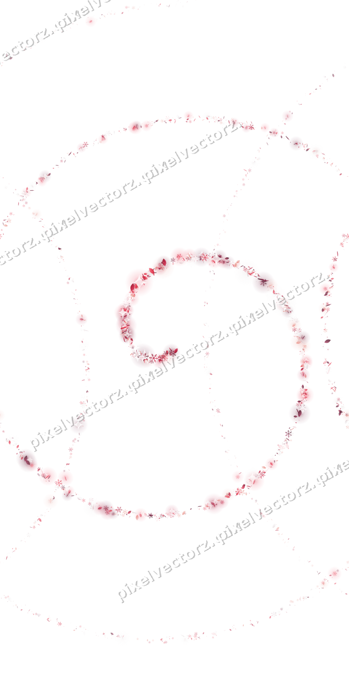 Nahtlose Glitzerspirale in Rosa und Rot auf transparentem Grund