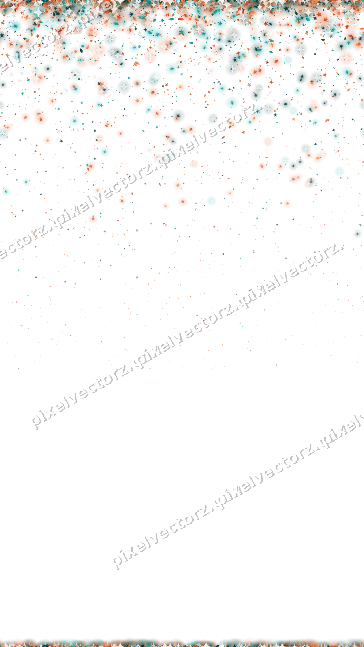 Nahtloser Glitzerregen aus Sternen und Funken auf transparentem Grund