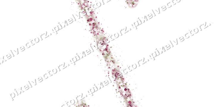 Nahtloses Glitzerband in Dunkelrosa und Gelb auf transparentem Grund