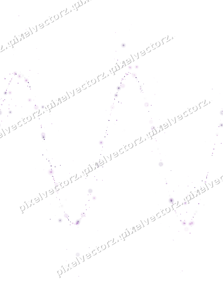 Nahtlose Glitzerwelle in Violett auf transparentem Grund