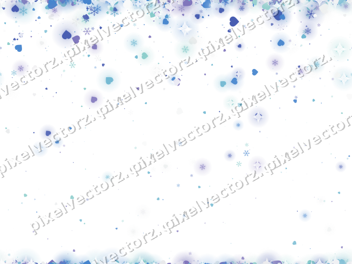 Nahtloser Glitzerregen in Blau und Türkis auf transparentem Grund