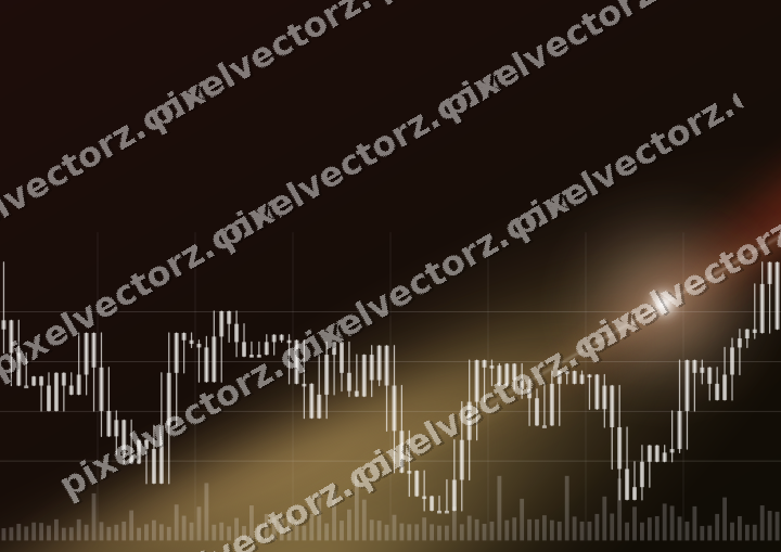 Leuchtender Neon Diagramm Hintergrund in Orange und Bernstein