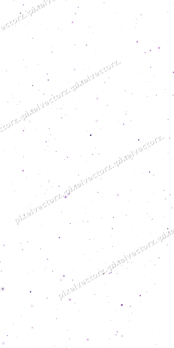 Nahtlose Glitzerstreuung in Violett auf transparentem Grund