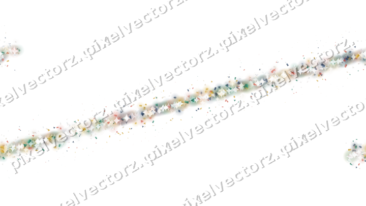 Nahtloses Glitzerband aus Rauten und Dreiecken auf transparentem Grund