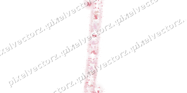 Nahtloses Glitzerband aus Konfetti auf transparentem Grund