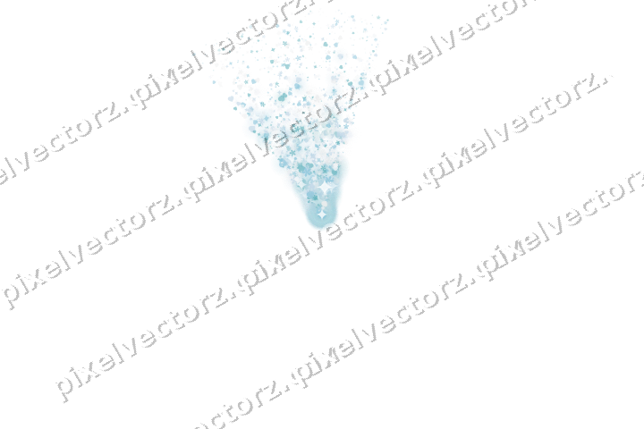 Nahtloser Glitzerfächer aus Funken und Herzen auf transparentem Grund