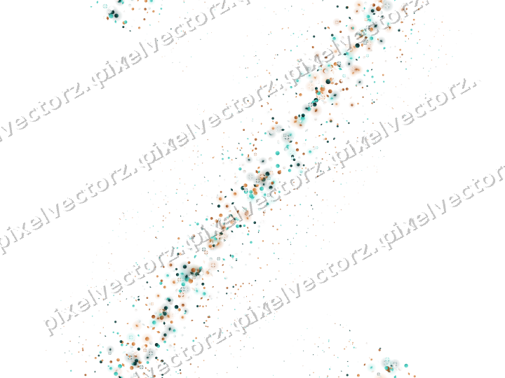 Nahtloses Glitzerband aus Punkten und Rauten auf transparentem Grund