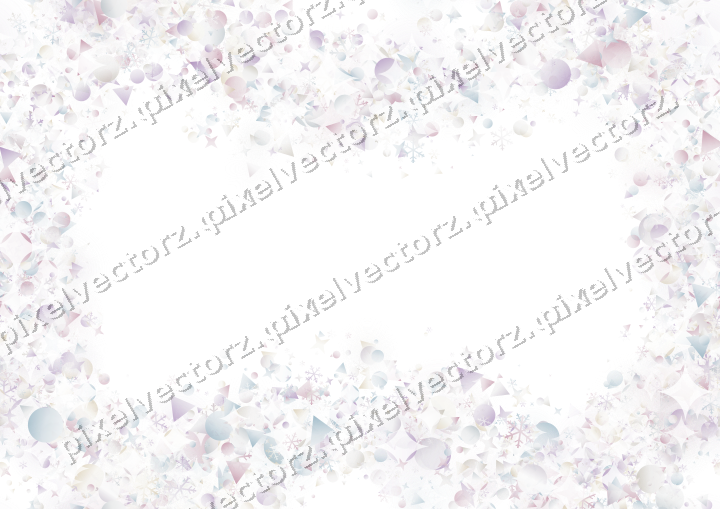 Nahtloser Glitzerkranz in Blassrosa auf transparentem Grund