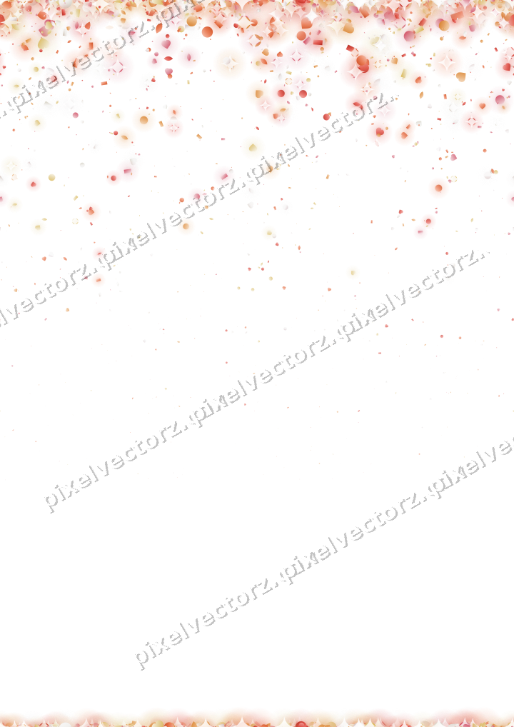 Nahtloser Glitzerregen aus Herzen und Tropfen auf transparentem Grund
