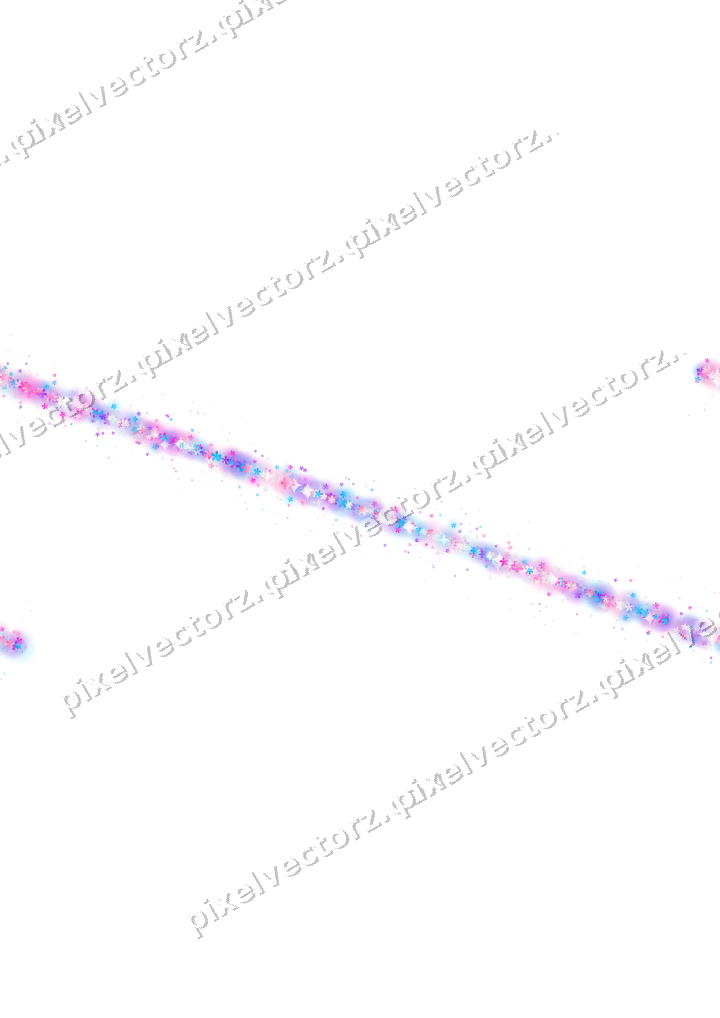 Nahtloser Glitzerbogen aus Blüten in Magenta auf transparentem Grund