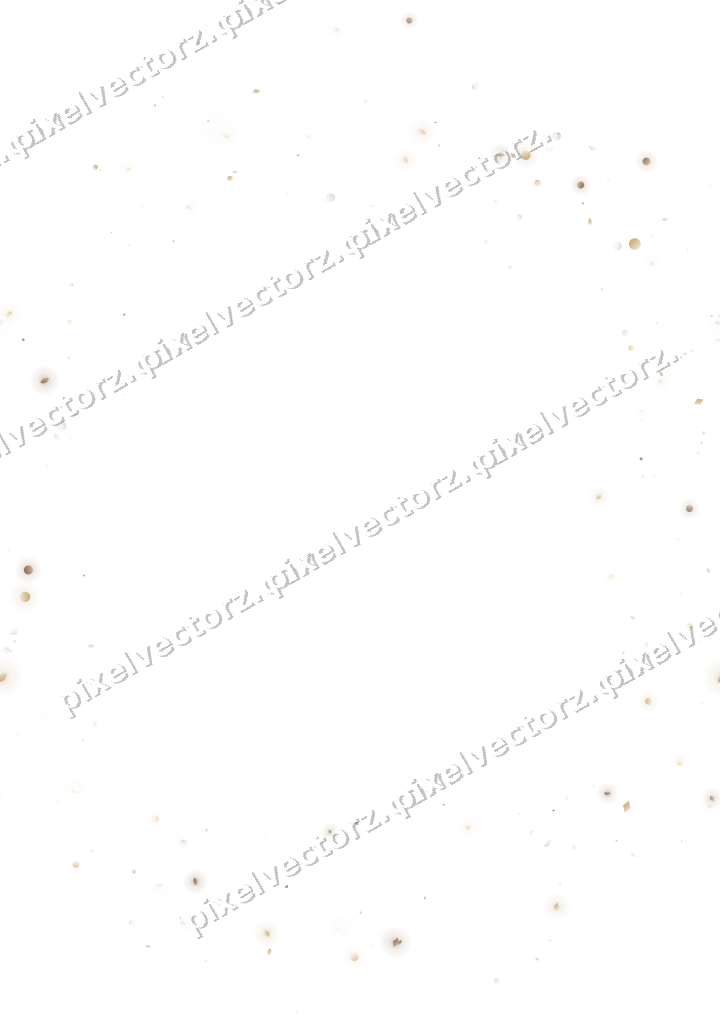 Nahtloser Glitzerkranz aus Tropfen und Punkten auf transparentem Grund