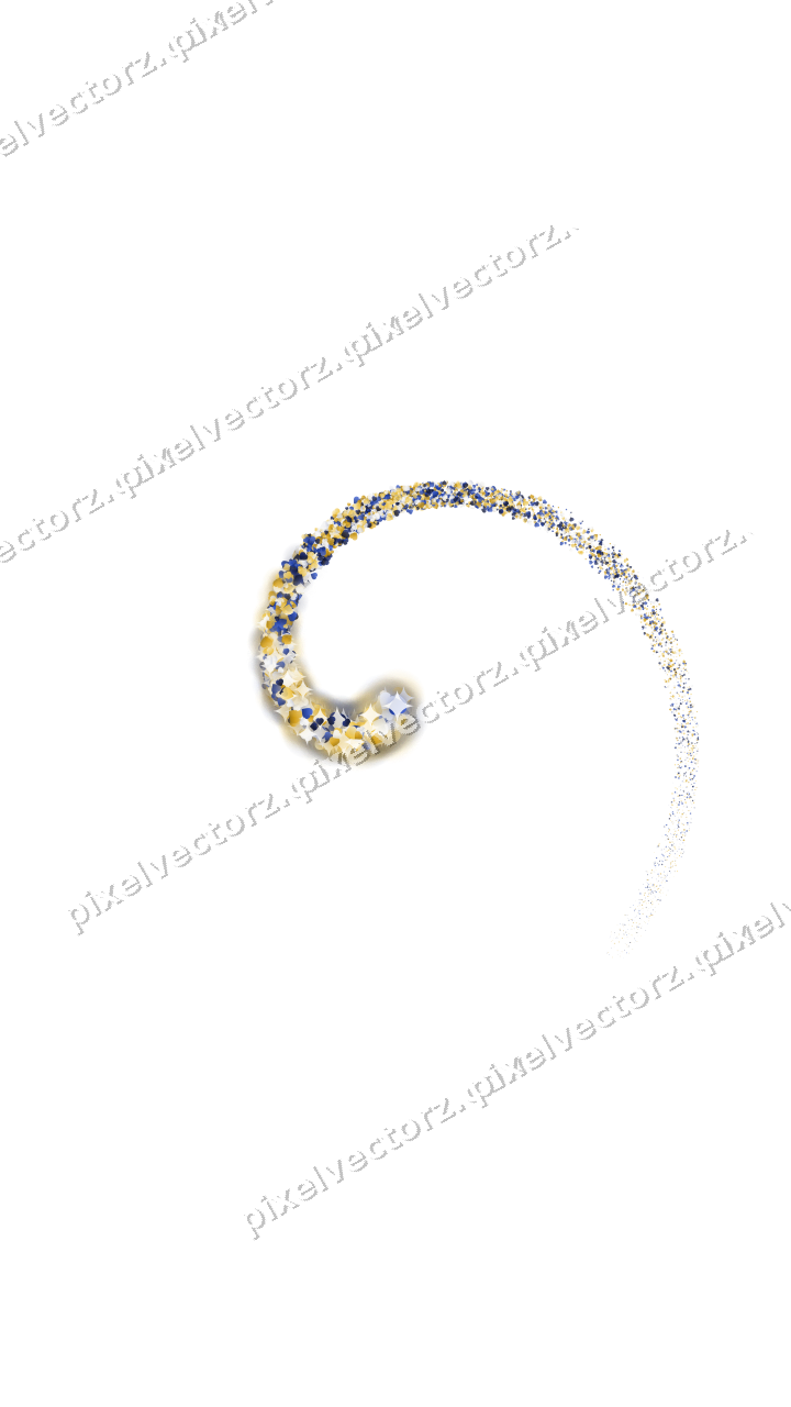 Nahtlose Glitzerspirale aus Herzen auf transparentem Grund