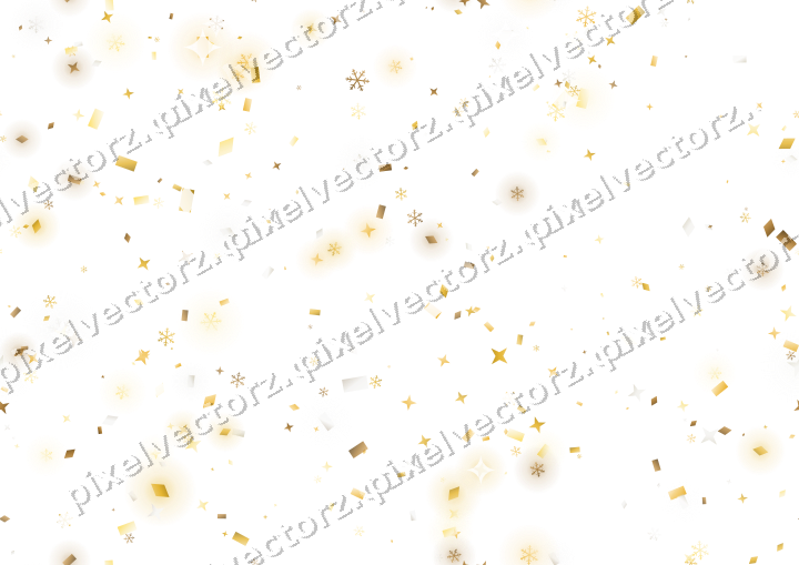 Nahtlose Glitzerstreuung auf transparentem Grund