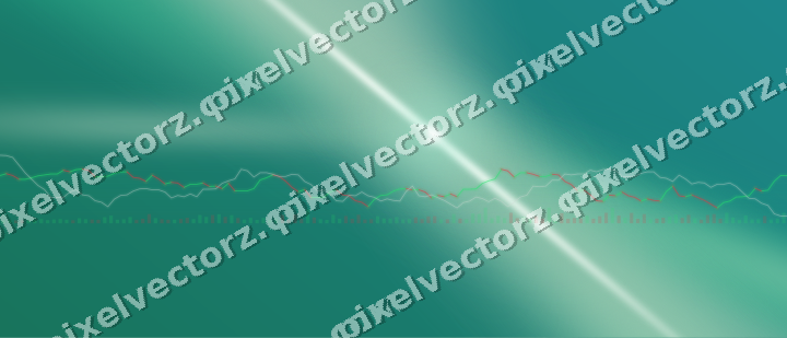 Leuchtender Neon Diagramm Hintergrund in Grün und Petrol