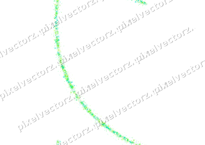 Nahtloser Glitzerbogen aus Sternen und Herzen auf transparentem Grund
