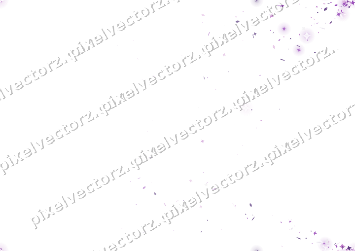 Nahtloser Glitzerfächer aus Funken und Tropfen auf transparentem Grund