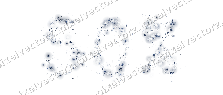 Nahtlose Glitzerzahl 50% in Dunkelblau auf transparentem Grund