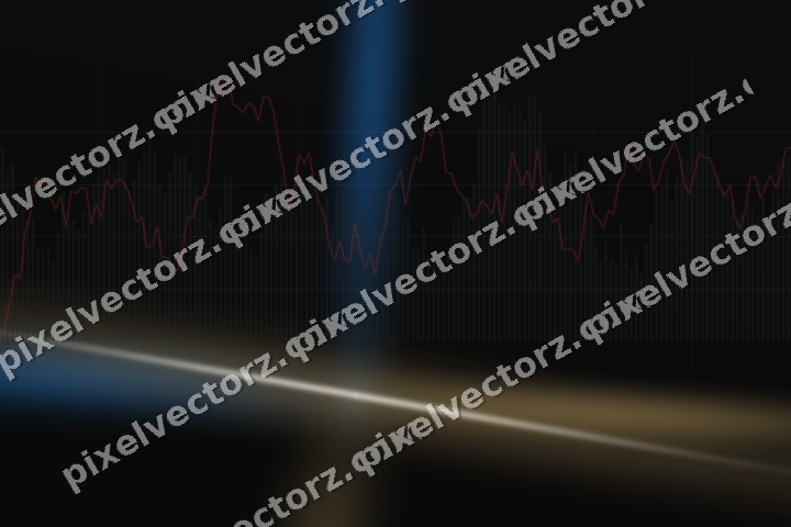 Leuchtender Neon Diagramm Hintergrund in Blau und Rot