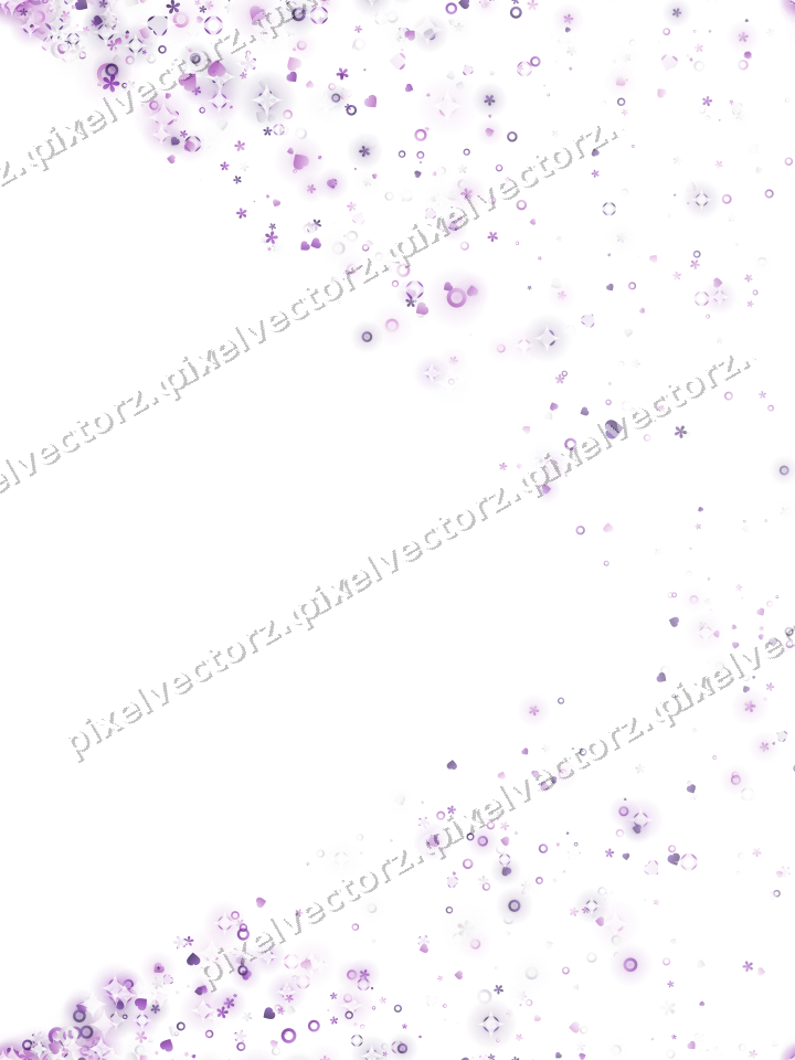 Nahtloser Glitzerfächer aus Herzen und Blüten auf transparentem Grund