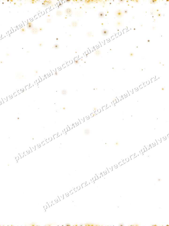 Nahtloser Glitzerregen aus Sternen auf transparentem Grund