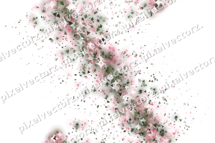 Nahtloses Glitzerband in Rosa auf transparentem Grund