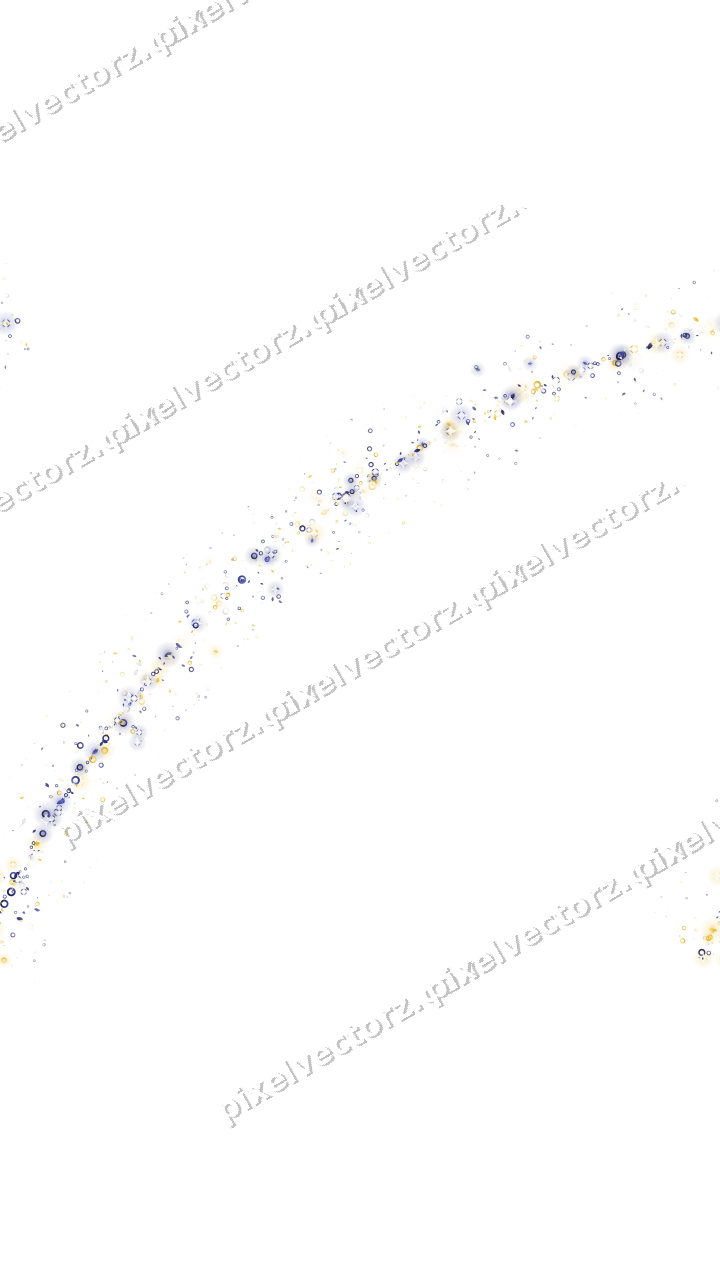 Nahtloser Glitzerbogen aus Tropfen und Ringen auf transparentem Grund