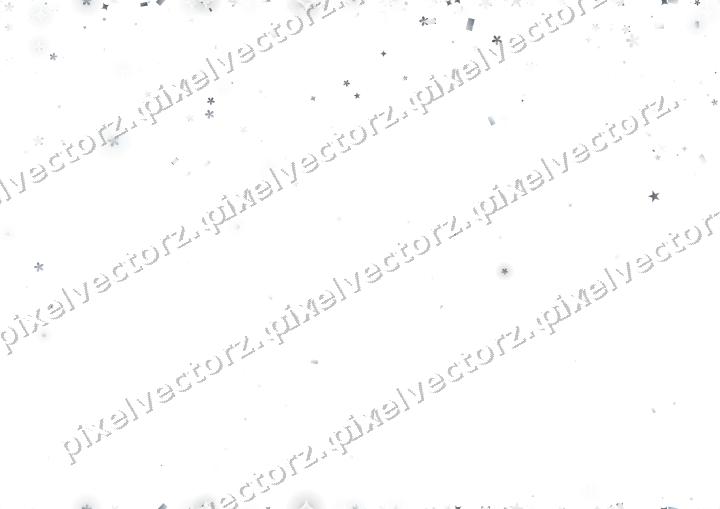 Nahtloser Glitzerregen aus Sternen und Funken auf transparentem Grund