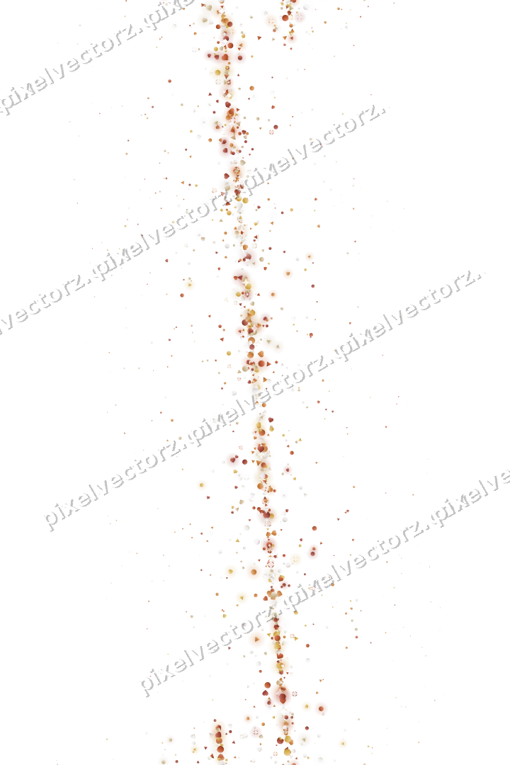 Nahtloses Glitzerband aus Herzen und Punkten auf transparentem Grund