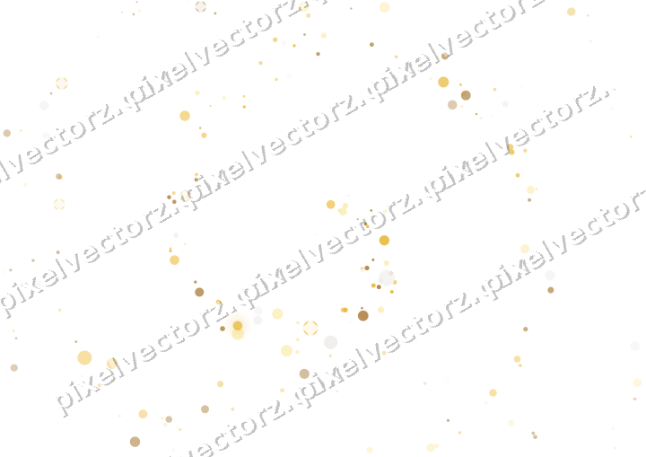Nahtlose Glitzerspirale aus Punkten auf transparentem Grund